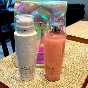 NEW Lancôme Paris Lait and Tonique Confort Set